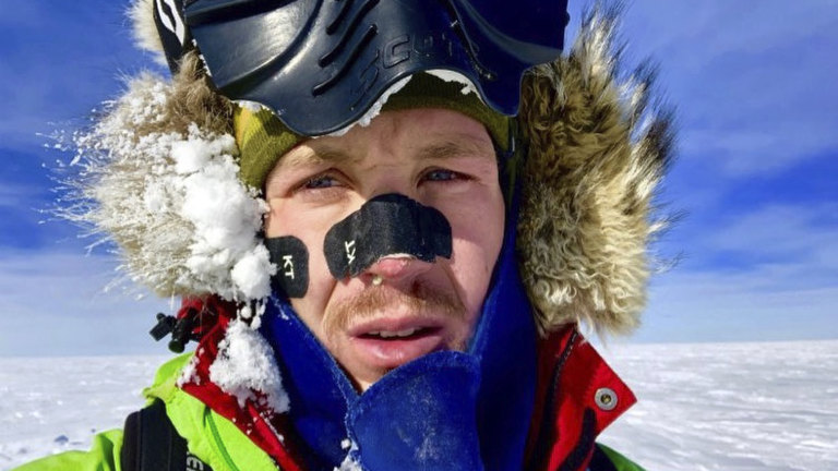 Dieser Mann ist der erste Mensch, der die Antarktis allein und ohne Hilfe durchquert hat
